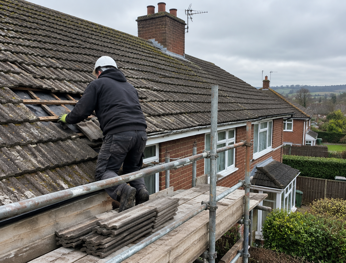 Roof repair in Cannock