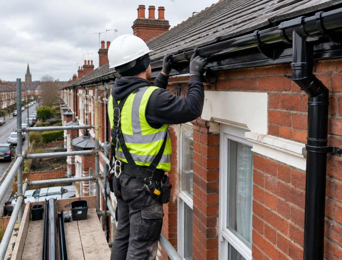 Guttering in Cannock