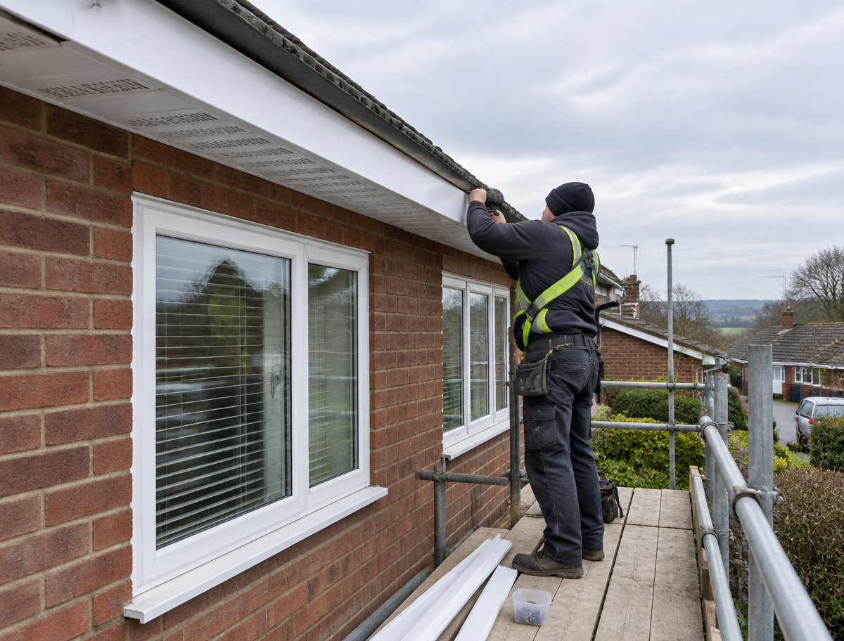 Fascias and soffits in Great Wyrley