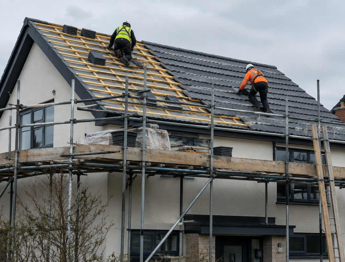 Re-roofing in Tamworth